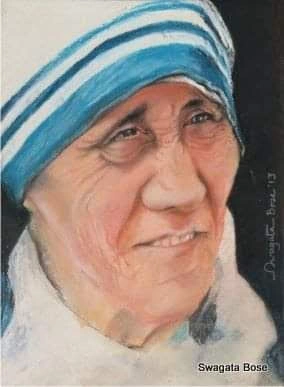 Portrait painting by Swagata Bose
